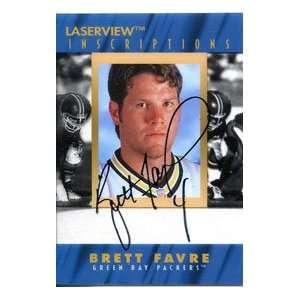 Brett Favre Autographed 1996 Pinnacle Card:  Sports 