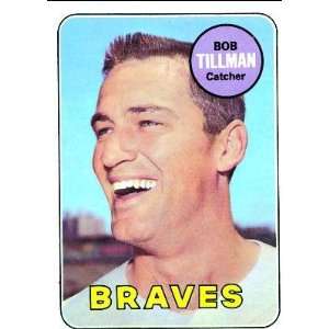  1969 Topps #374 Bob Tillman   Atlanta Braves (Baseball 