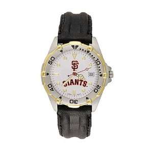  San Francisco Giants Mens All Star Watch W/Leather Band 