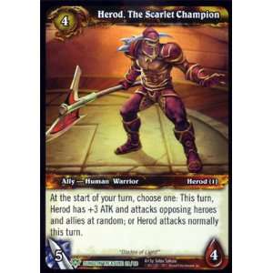 World of Warcraft WoW TCG   Herod, the Scarlet Champion 