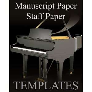  Manuscript Paper, Music Paper, Staff Paper, Guitar Tab 