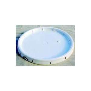   5G White Tear Strip Gasketed Lid No Upc Code On Lid 