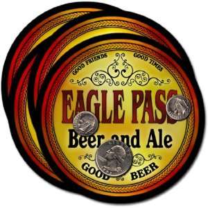  Eagle Pass, TX Beer & Ale Coasters   4pk 