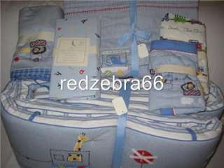   Ryder Choo Choo Trains Nursery Crib Quilt+Bumper+Sheet+Set 5pc  