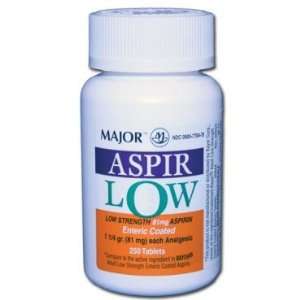  Aspirin Low (Compare to Bayer Low Dose 81mg) 250 Ct 
