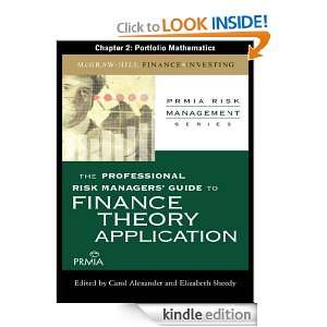 Guide to Finance Theory and Application Portfolio Mathematics 