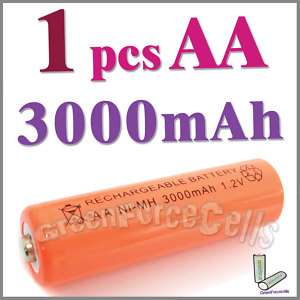AA Size 2A HR6 LR6 3000mAh 1.2V Ni MH Rechargeable Battery Cell/RC 