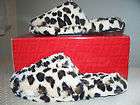 style co womens slippers animal print slides scuffs size xl