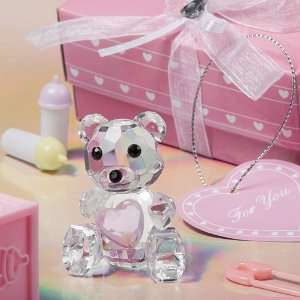 Baby Shower Favors Unique Favors, Choice Crystal Collection teddy bear 