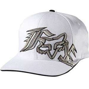  Fox Racing Unify Flexfit Hat   Small/Medium/White 