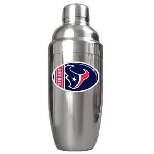 Houston Texans NFL Stainless Steel Cocktail Shaker:  Sports 