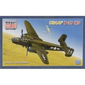  B 25H/J US Army Air Force Bomber 1 144 Minicraft: Toys 