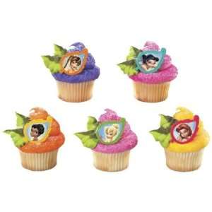   Tinkerbell Fairy Ring Toppers for Cupcakes or Cakes: Everything Else