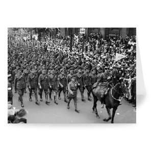 World War I Victory March   Greeting Card (Pack of 2)   7x5 inch 