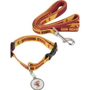  Arizona State Sun Devils Dog Collar & Leash Set Sports 