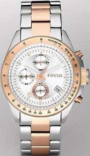 FOSSIL Decker Rose/Gold Chrono Mens Watch CH2686 NEW  
