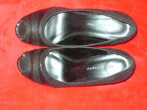 Nice~ Ladies Apostrophe Black size 10 Heel Dress Shoes  