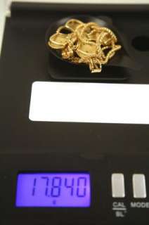 17.8 Grams of 18 k Scrap Gold Jewelry  Professionally tested  Lot # 87 