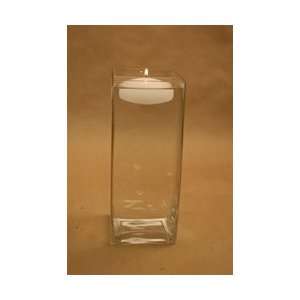 Square Glass Vase 4x4x10: Arts, Crafts & Sewing