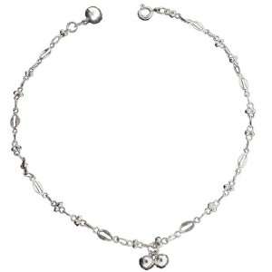  Sterling Silver Bells Charm Necklace Jewelry