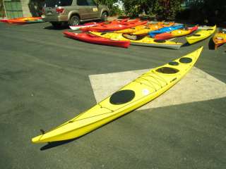 Valley Sea Kayaks Aquanaut HV Rotomold w/skeg Yellow Demo  