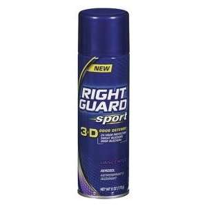  Right Guard Sport 3D Odor Defense Spray Unscented 6oz 