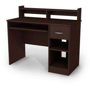  South Shore Axess Chocolate Small Desk: Home & Kitchen
