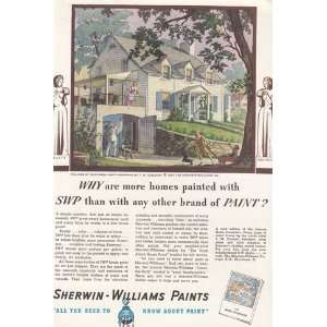 Print Ad 1937 Sherwin Williams Paints Sherwin Williams Paints 