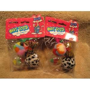  12 Cat Chase Toys (3 packs of 4) 