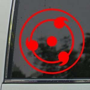   Decal Sharingan Anime Truck Window Red Sticker Arts, Crafts & Sewing