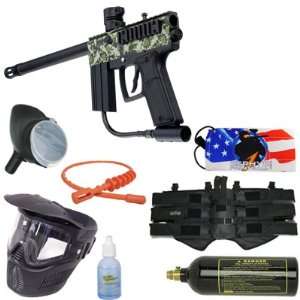  ATS Titanium Paintball Gun Package   Camo / Black