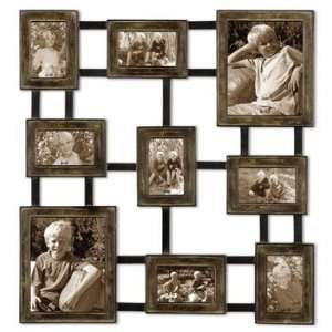 Uttermost 13541 Lucho Hanging Photo Collage, Dark Burnished Wash with 