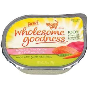  Meow Mix Wholesome Goodness Salmon / Tuna   18 Pack Pet 