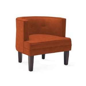  Home Geoffrey Chair, Tuscan Leather, Persimmon