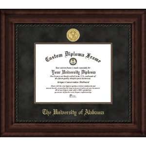 Univ. of Alabama Tuscaloosa Crimson Tide   Gold Medallion   Suede Mat 