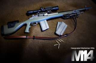 US Military Designated Marksman M14 Sniper Rifle 1/6 Action Figure 