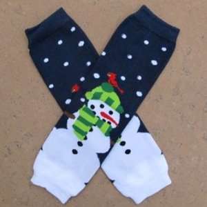   Sweet Legs Baby & Toddler Leg Warmers   Snowman II Snowy Night: Baby