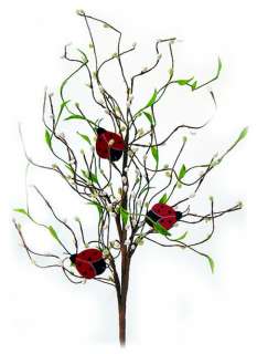 Ladybug Willow Twig Floral Spray Pick Craft Summer Decor 22 NEW Lot 