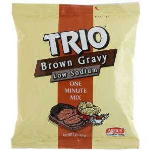 Trio Low Sodium Brown Gravy Mix Grocery & Gourmet Food