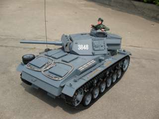 Panzer Kampfwagen III RC Tank With Smoke And Sound 1/16  