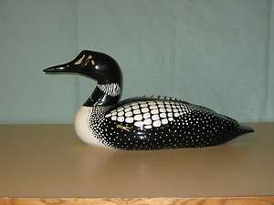 Loon Life Size, Hand Carved, Hand Painted, Signed Orioginal  