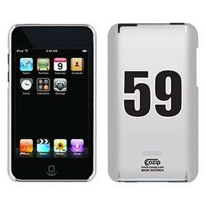  Number 59 on iPod Touch 2G 3G CoZip Case: Electronics