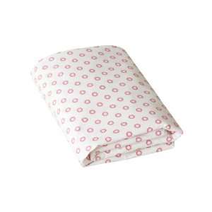  Floral Dot Pale Rose Fitted Crib Sheet: Baby