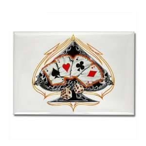   Magnet Four of a Kind Poker Spade   Card Player: Everything Else