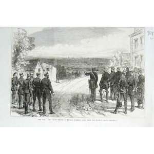    Paris From Heights Chatillon 1870 War France