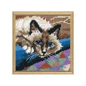   Dimensions Needlecrafts Needlepoint, Cuddly Cat: Arts, Crafts & Sewing