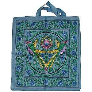   Birds of Paradise Cotton Shoulder Bag Made in India: Everything Else