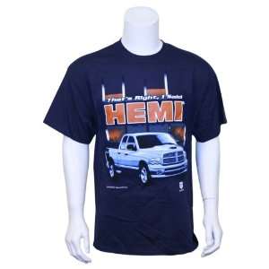  Dodge Hemi Truck T Shirt   Navy: Sports & Outdoors