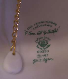 Lefton 1982 O Come All Ye Faithful Christmas Bell  