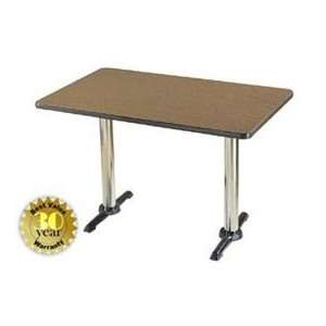  30 Square Lunchroom Table   Walnut